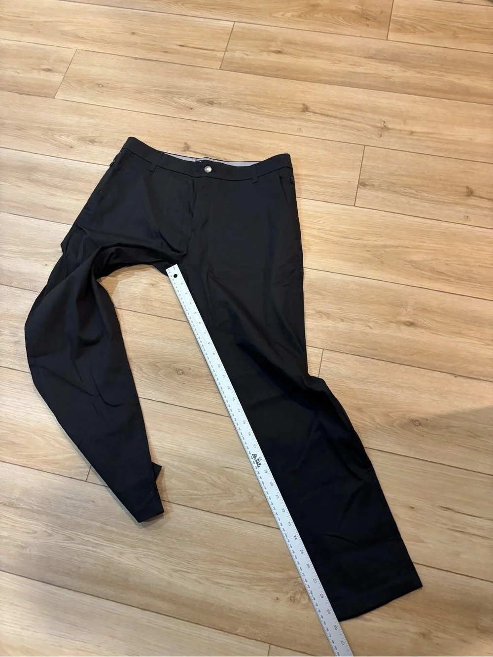 Birddogs Pants Mens 34x30 Black Stretch Chino Slim Tapered Casual Travel